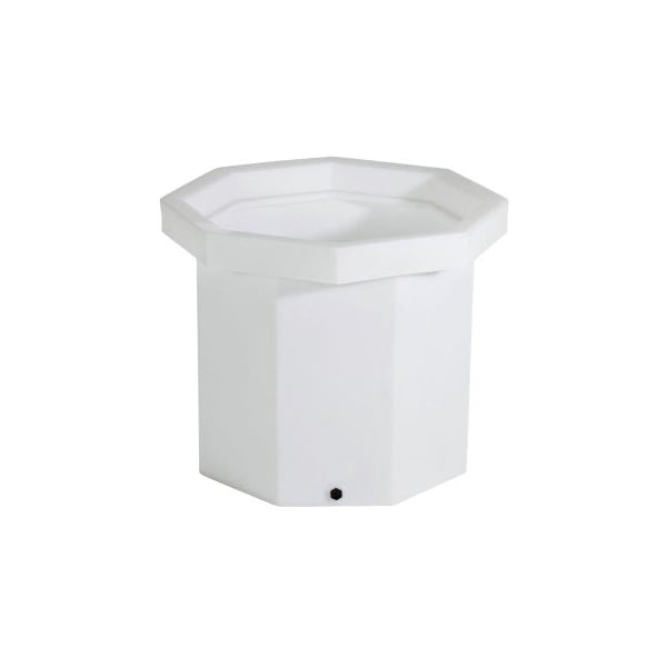 Pig PIG Single Drum Container with Drain Plug White 32.81" L x 32.81" W x 27.33" H DRM878-WH - main